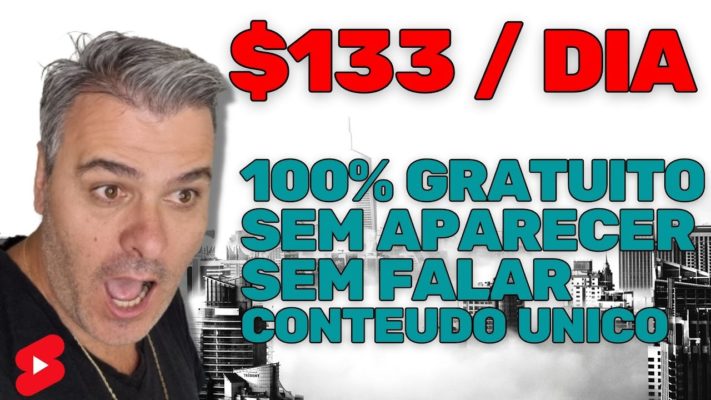 Aprenda a Como Ganhar em Dólares Usando o Youtube Shorts em 2022 | Tutorial Completo | $133 POR DIA
